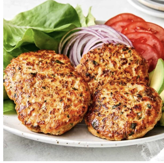 Burger au saumon